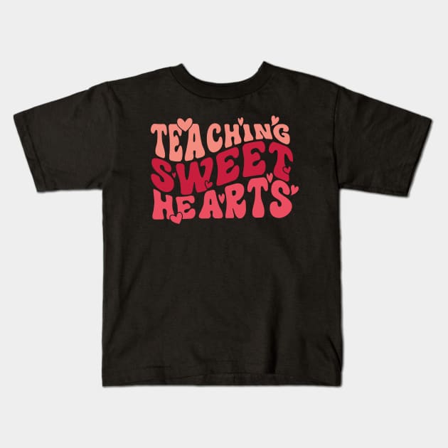 Teaching Sweethearts Kids T-Shirt by MZeeDesigns